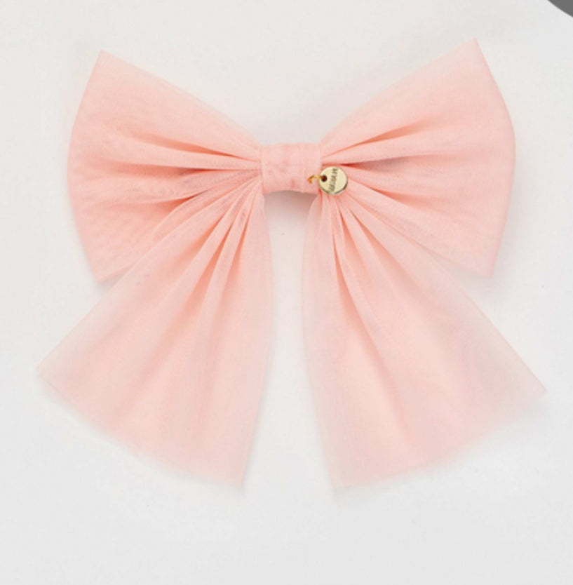 Tulle short clip pink