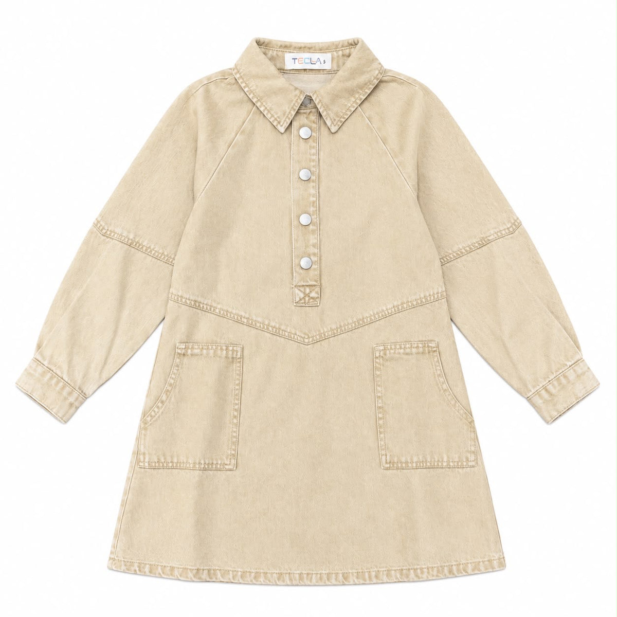 Taupe Twill Dress