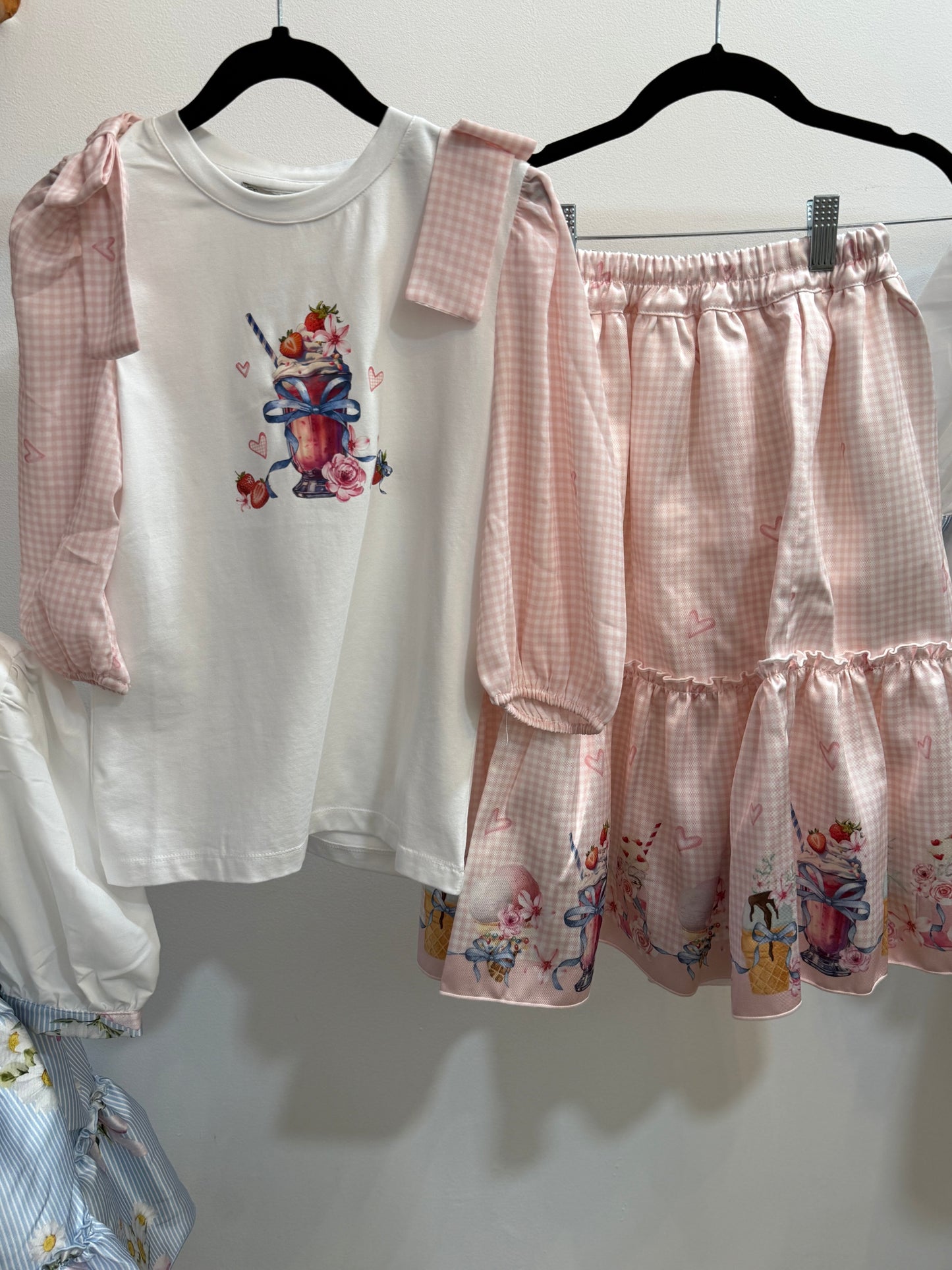 ICE SCREAM GINGHAM SET