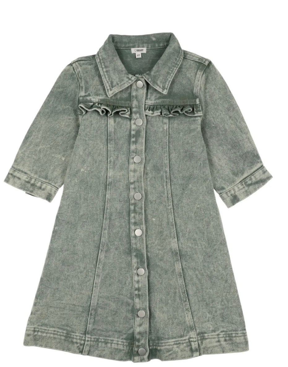Green Jean colored dress