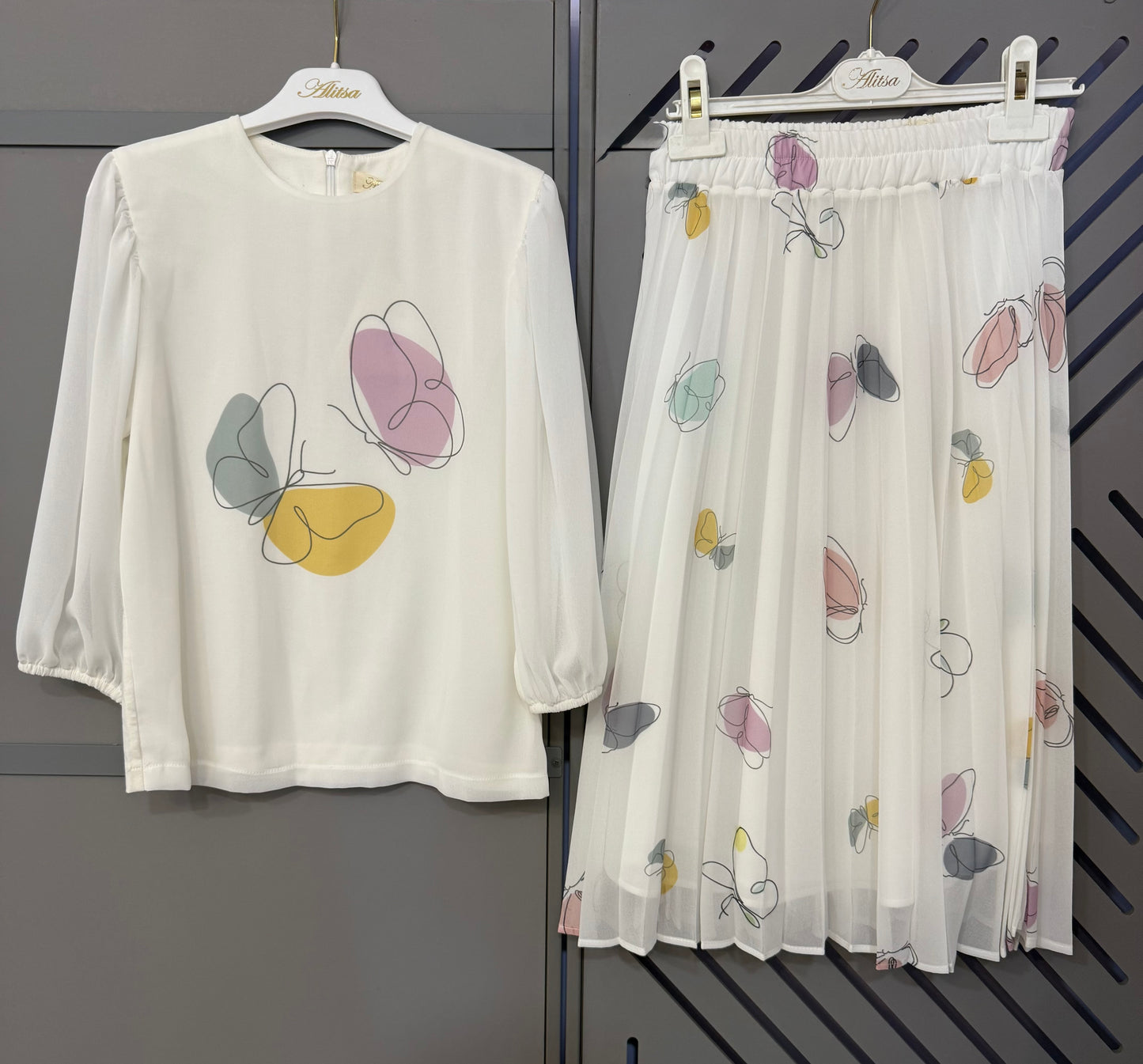 BUTTERFLY CHIFFON SET