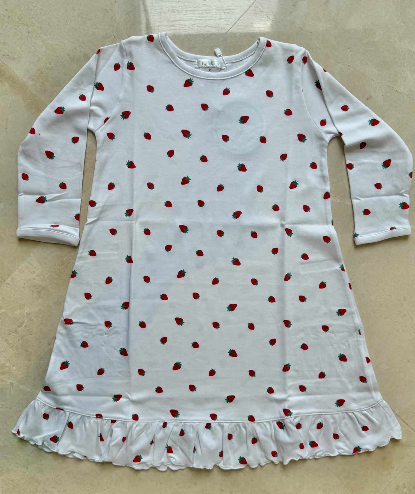 Strawberry pajama dress