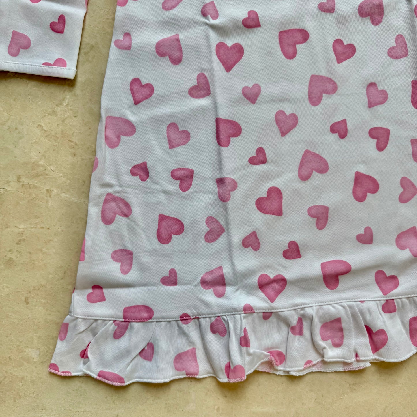 Bright hearts pajama dress