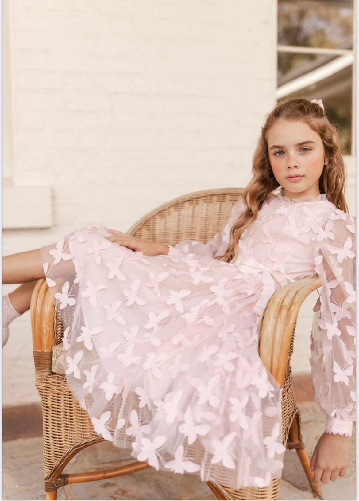 BUTTERFLY TULLE DRESS