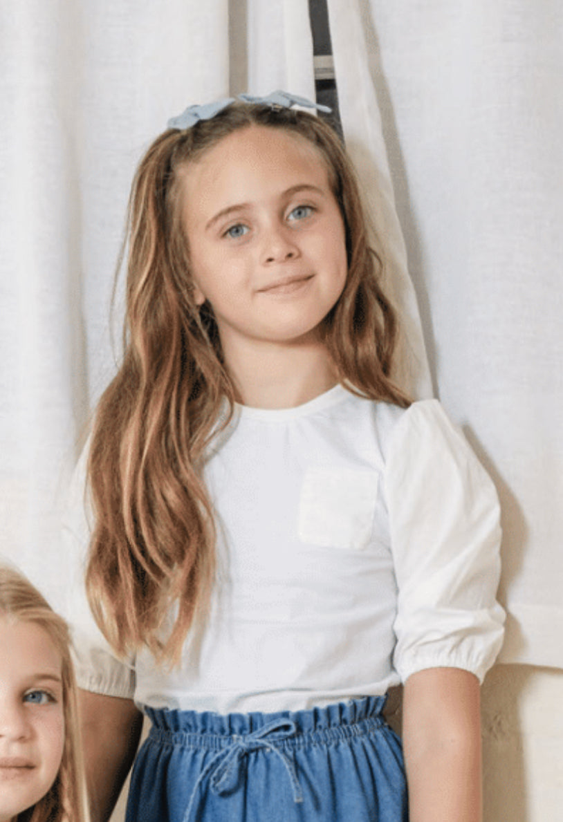 White Pocket Top