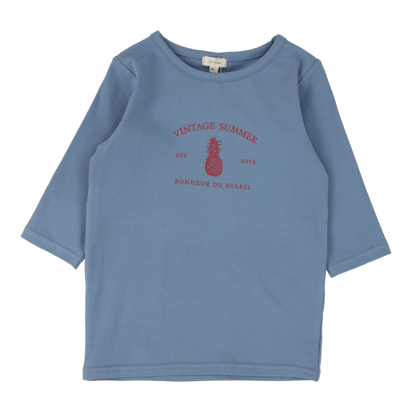 ASYMMETRICAL BLUE 3/4 SLEEVE SET