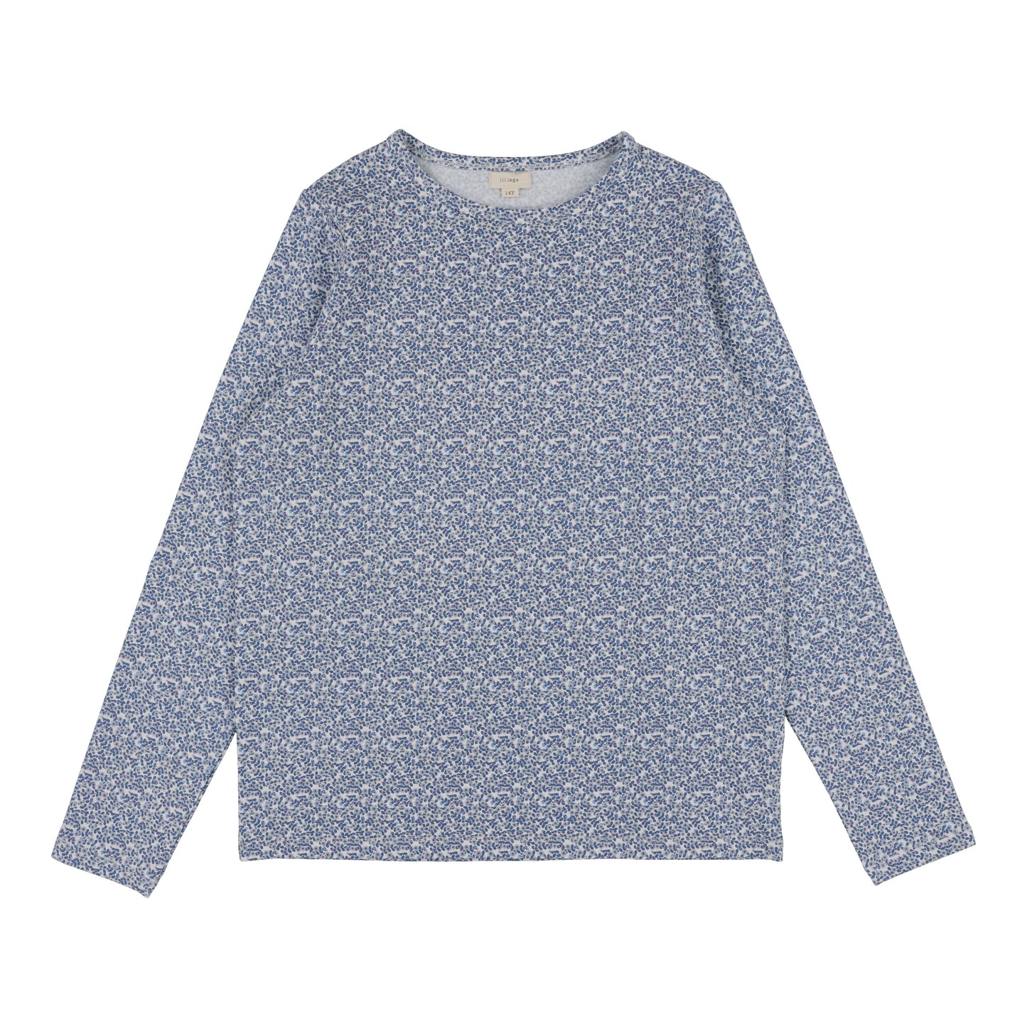 POPPY WHITE FLORAL TEE LONG SLEEVE