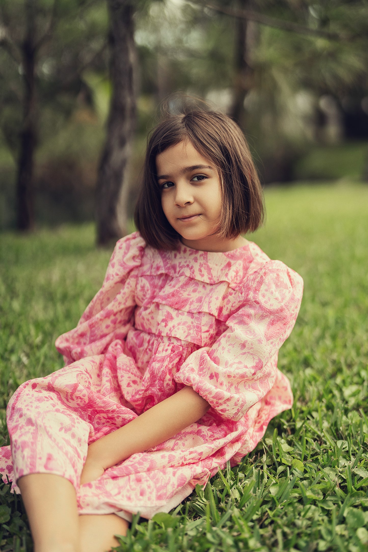 PINK PAISLEY DRESS