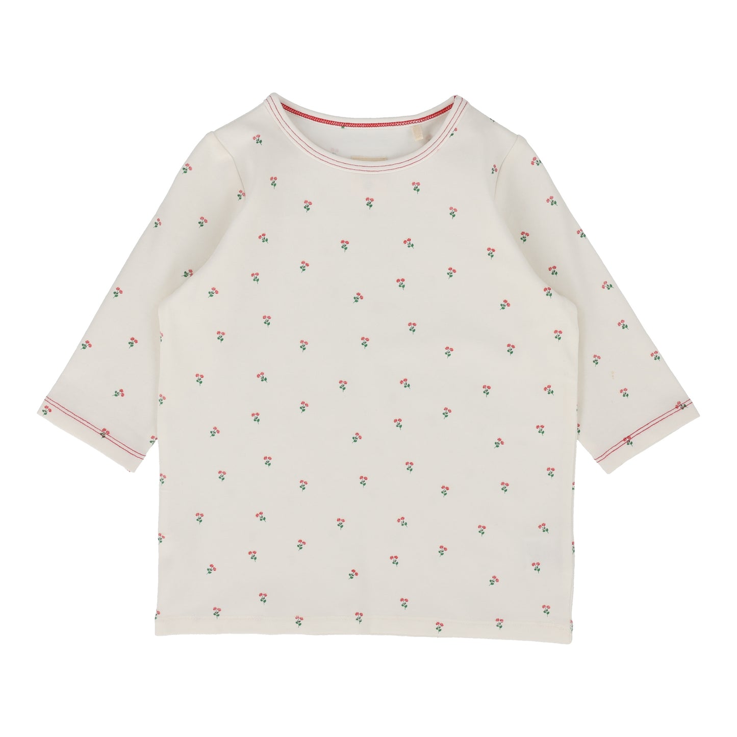 CHERRY WHITE 3/4 SLEEVE JUMPER SET