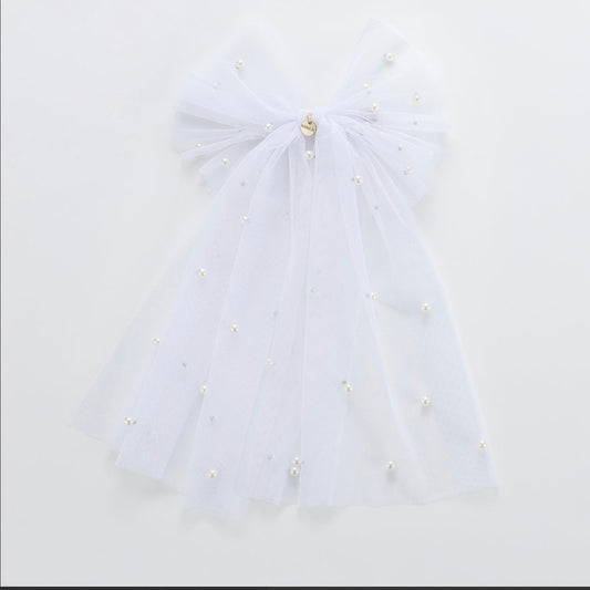 TULLE PEARL CLIP