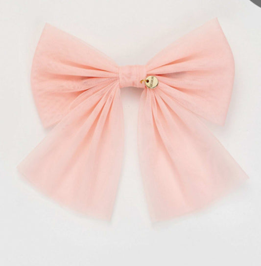 Tulle short clip pink