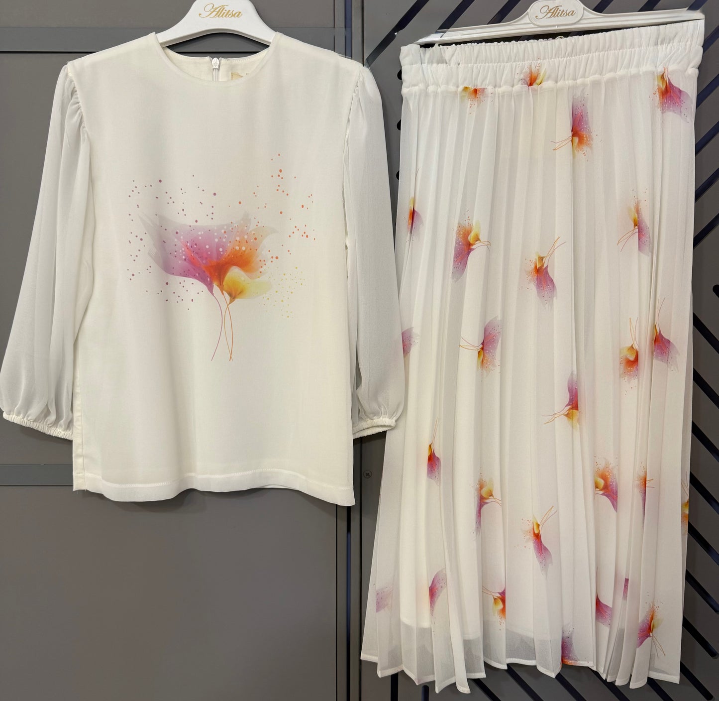 CHIFFON FLOWER SET