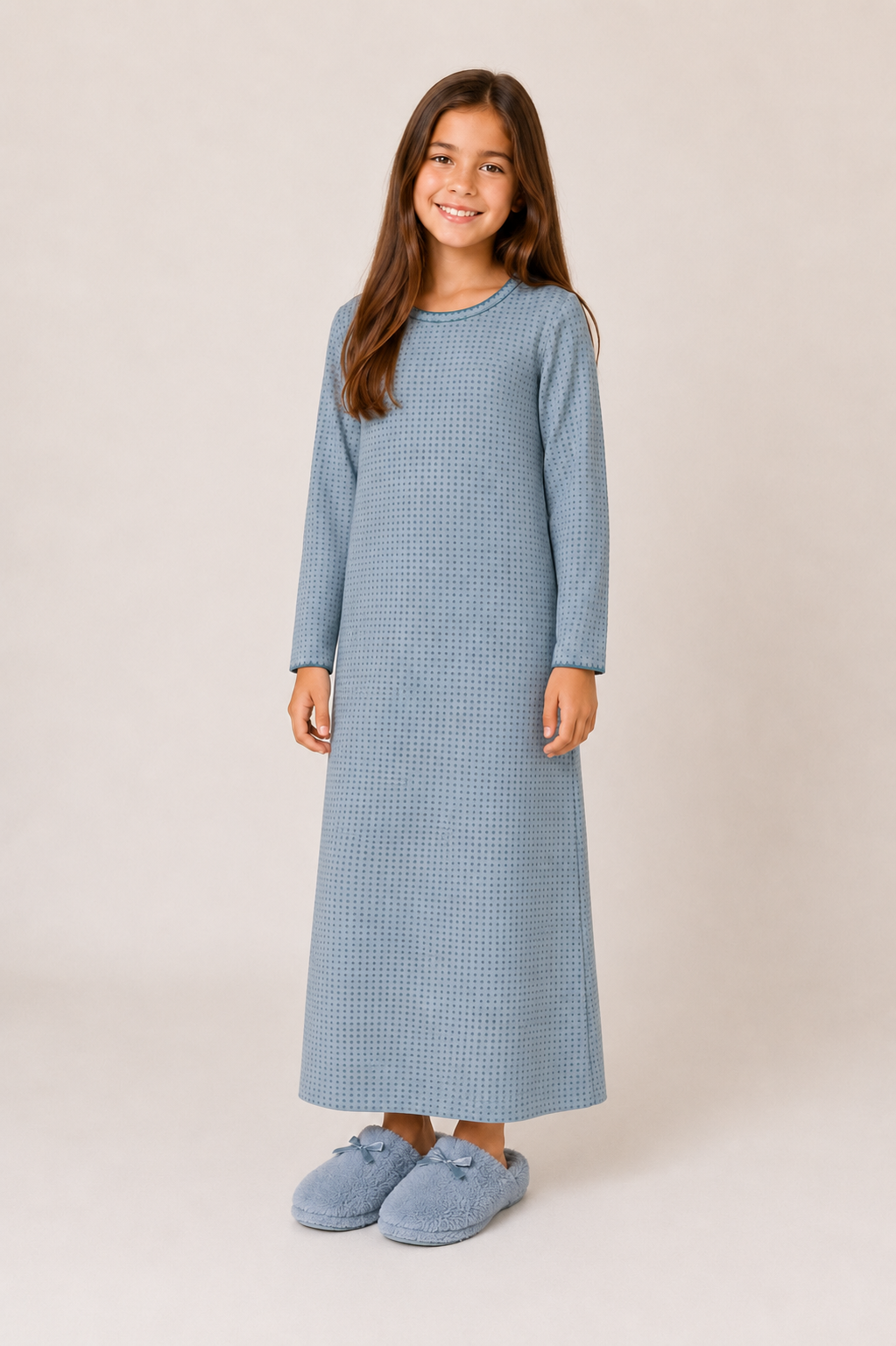 Polka Dot Long Nightgown