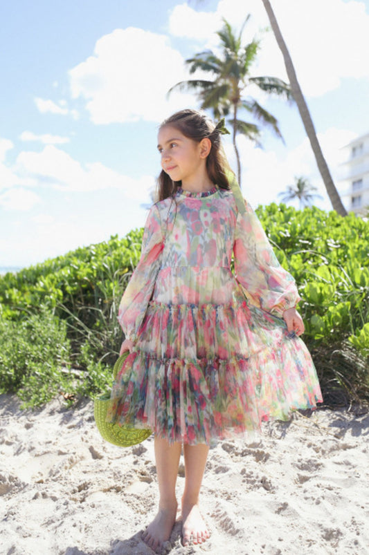Tulle Floral Dress