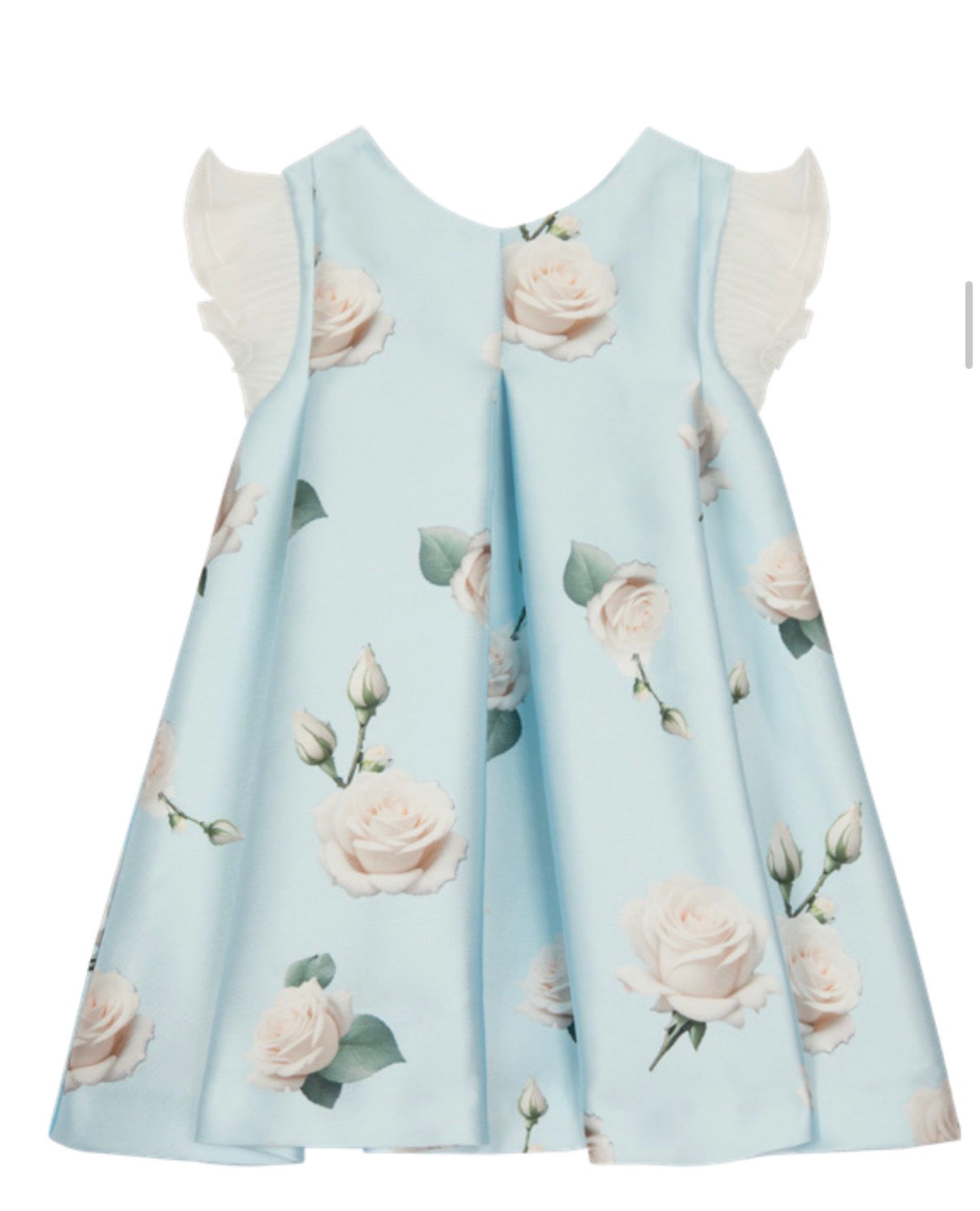 Romantic roses short sleeve dress