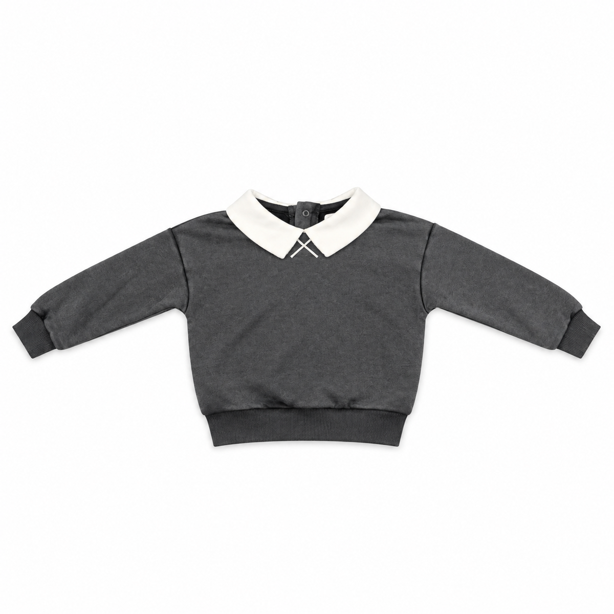 Black wash denim set