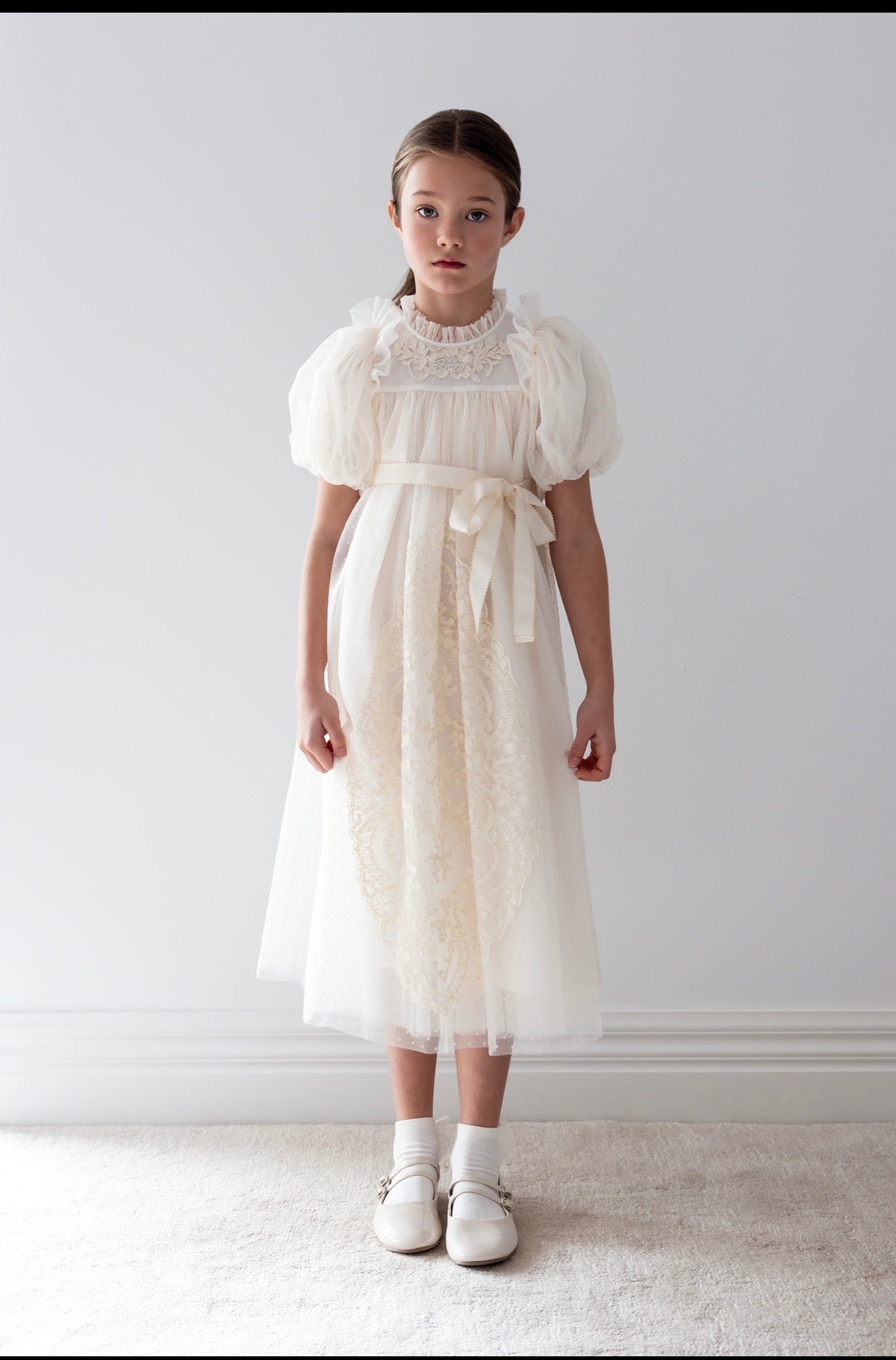 Vintage Doily lace Tulle dress