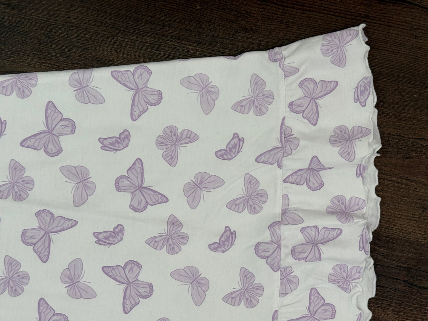 Lilac Butteflies Pajama Dress