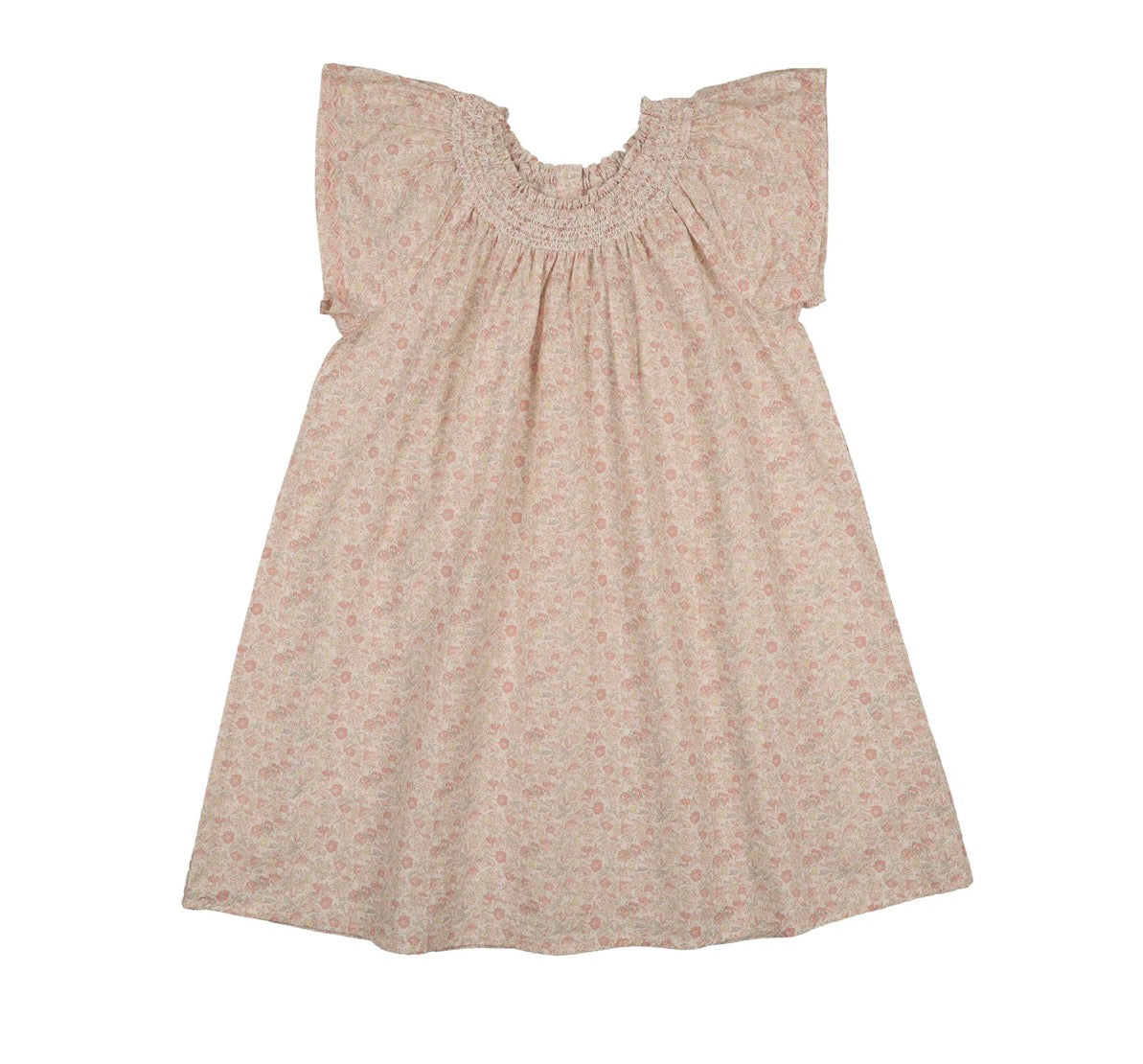 BUD PINK BLOSSOM DRESS