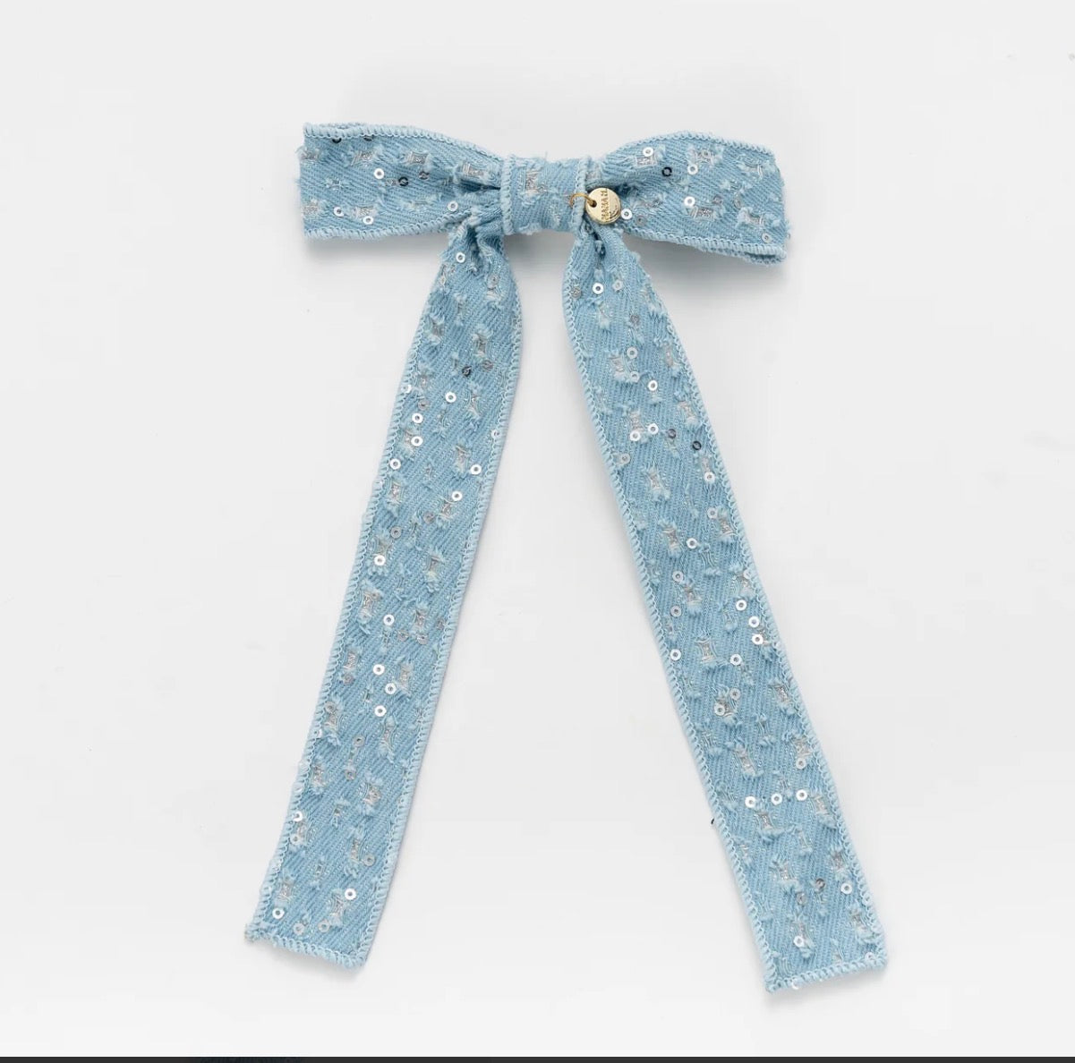 DENIM SEQUIN CLIP