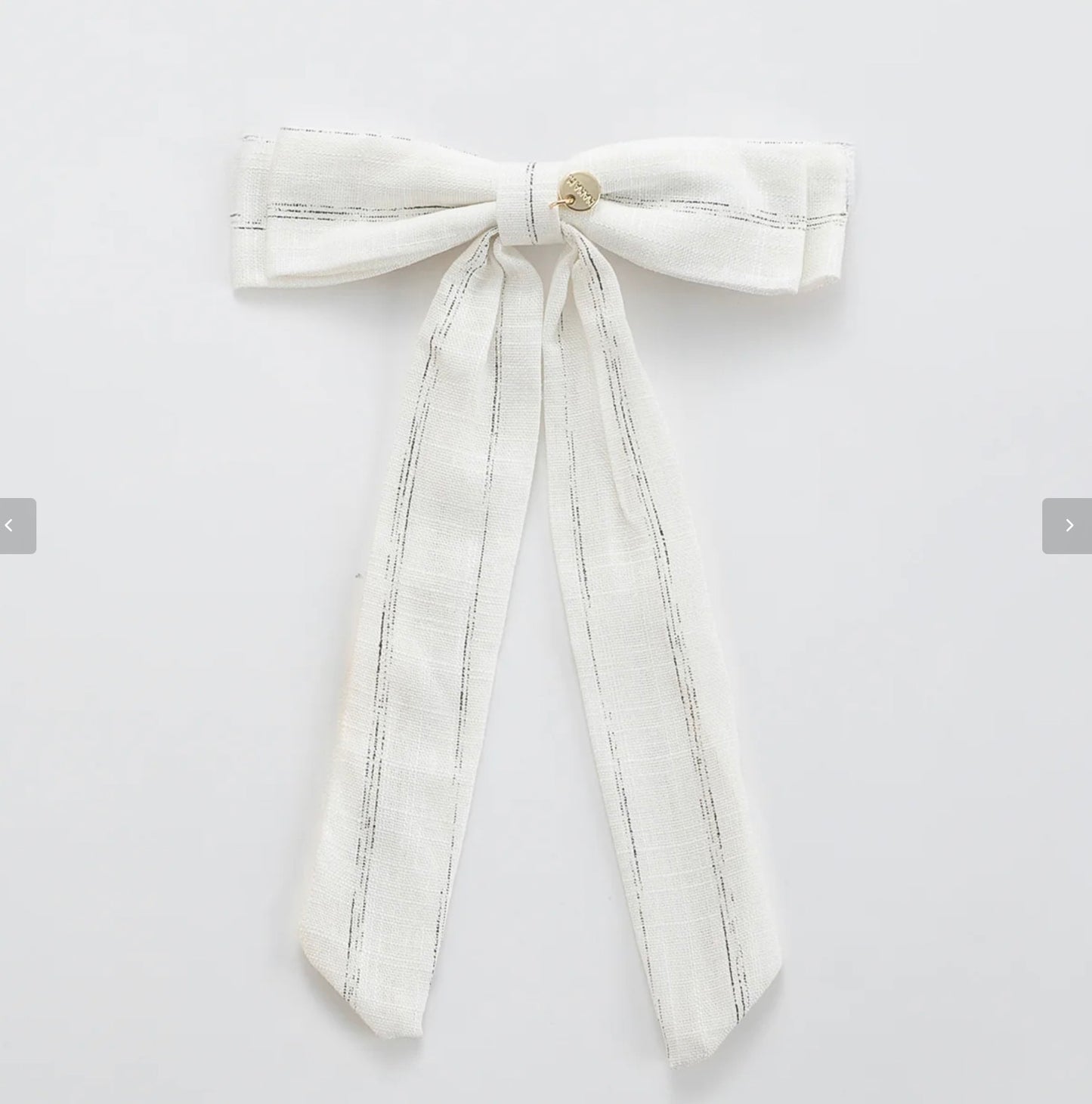 LINEN BOW CLIP