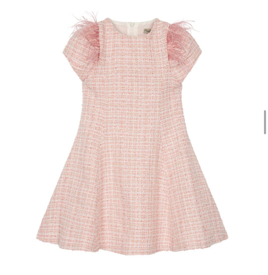 Classic Chanel feathers dress