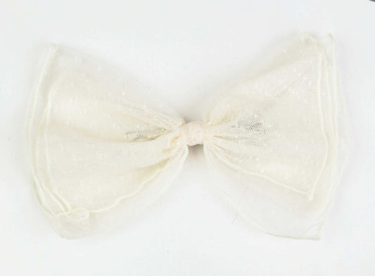 Mesh bow clip milk