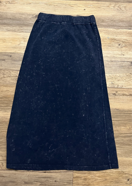 Dark Blue Midi skirt