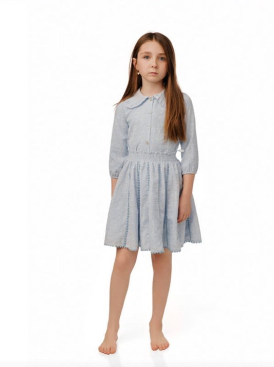 LIGHT BLUE FLORAR SET