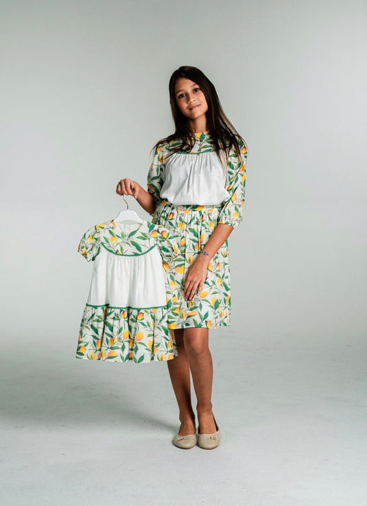 Lemon linen set