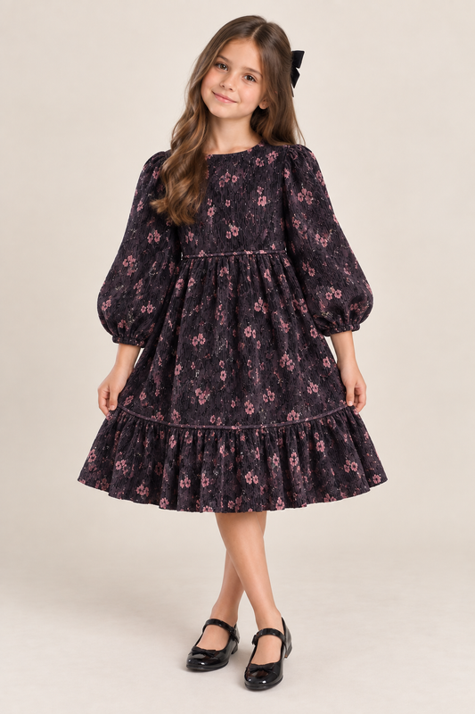 Crushed Floral dress