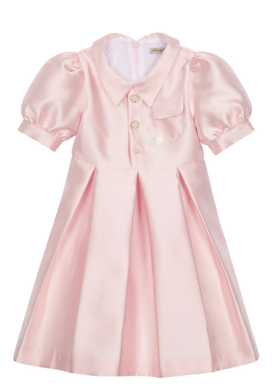 Satin embellished dress