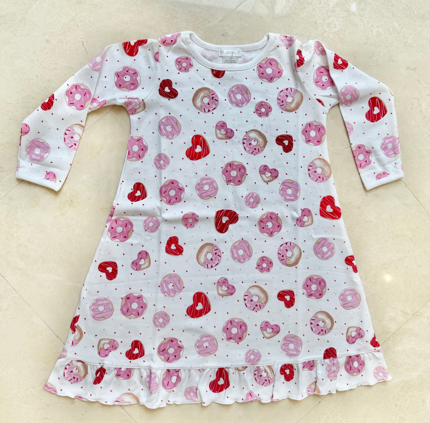 Lovely donuts pajama dress
