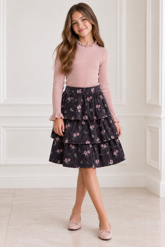 Crushed floral set