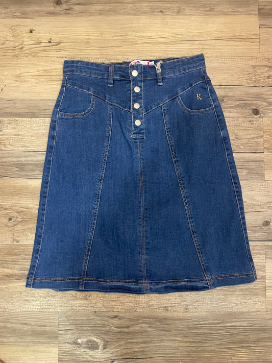 Denim Botton Skirt