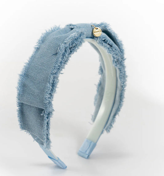 Denim headband