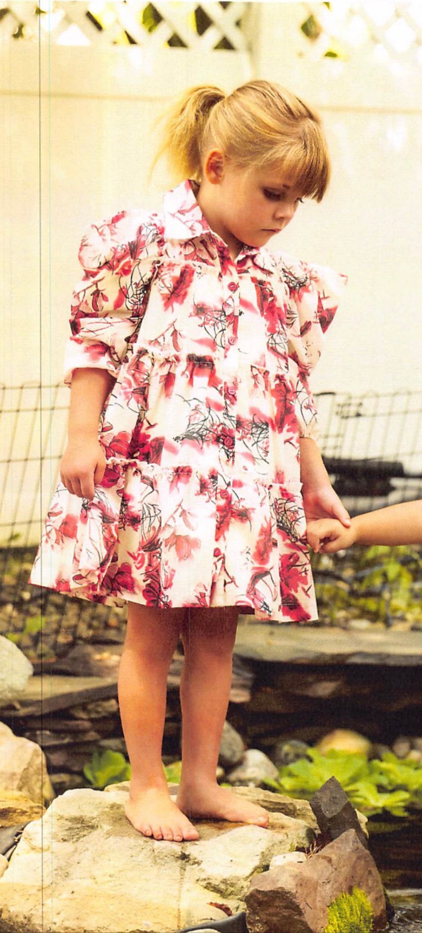 Hot pink Blossom dress