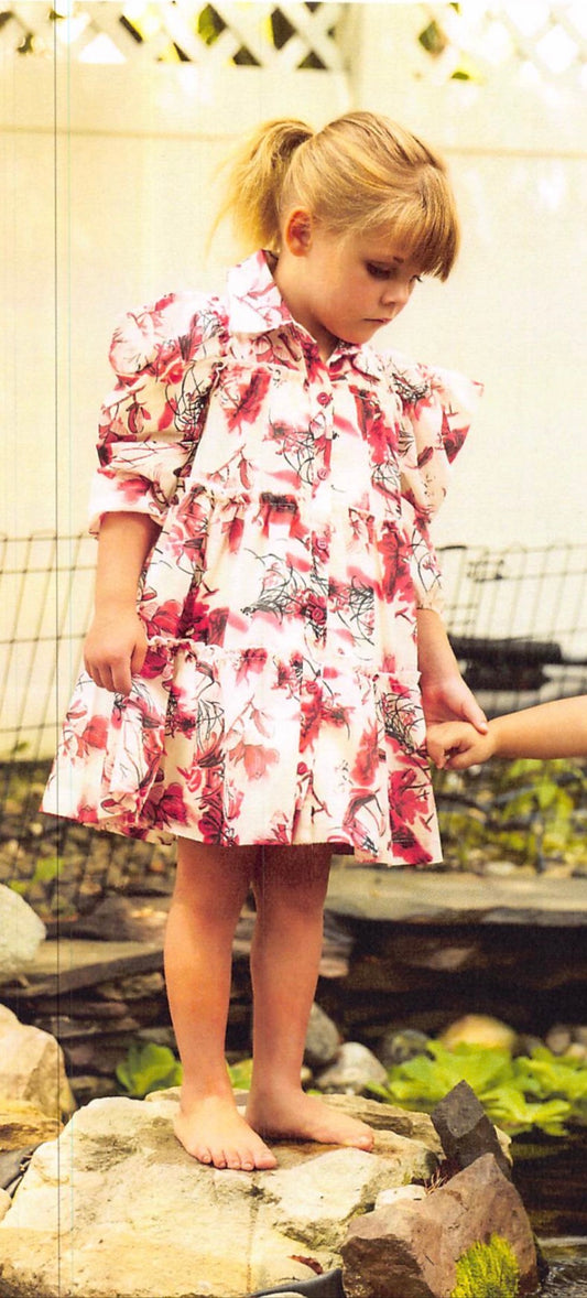 Hot pink Blossom dress