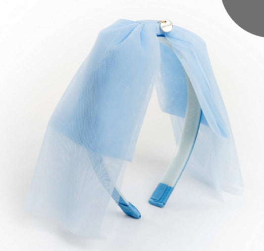 Tulle band LT blue