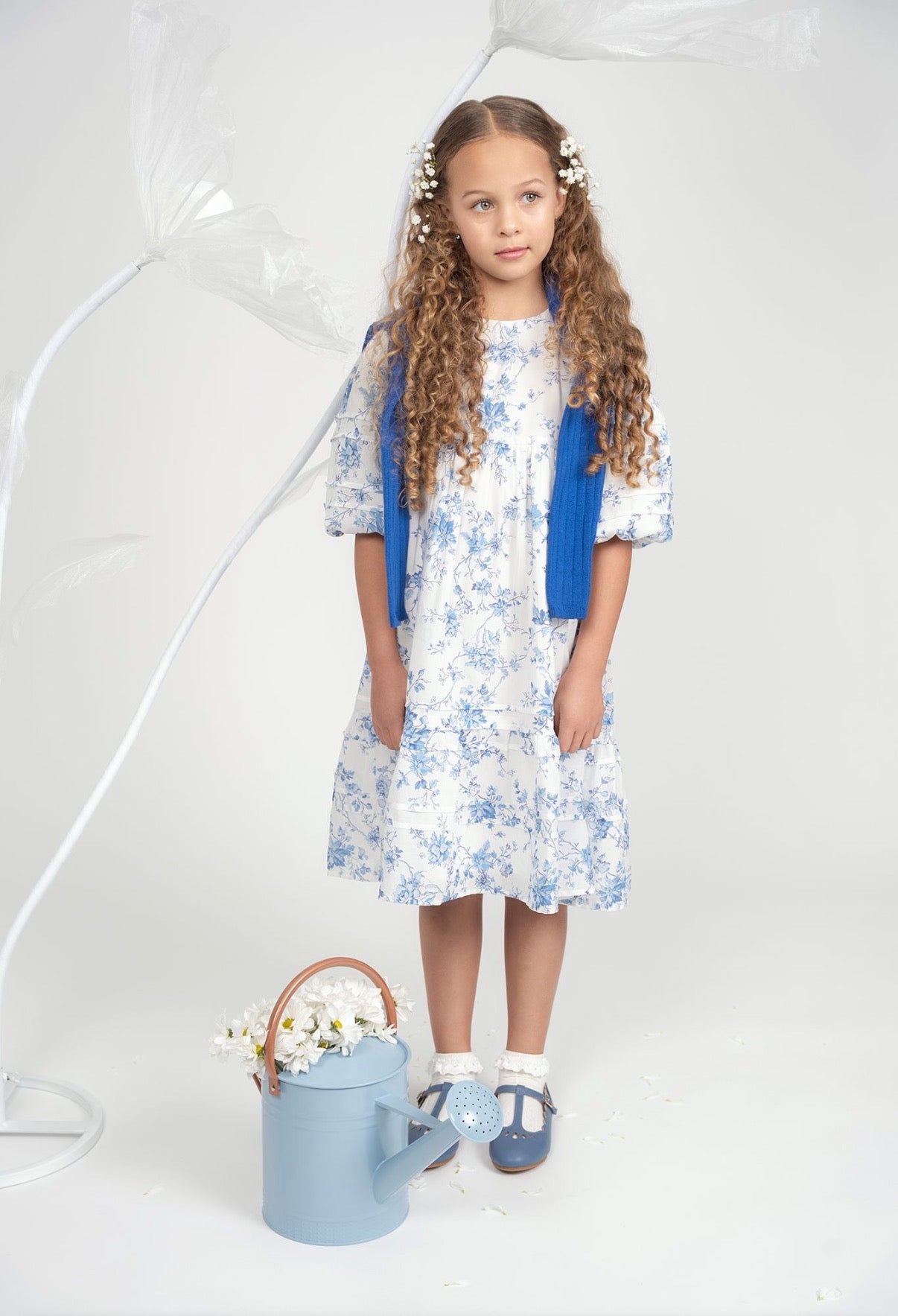 Toile Smocked dress