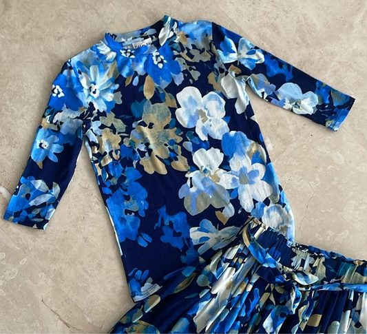 Blue Flowers Top