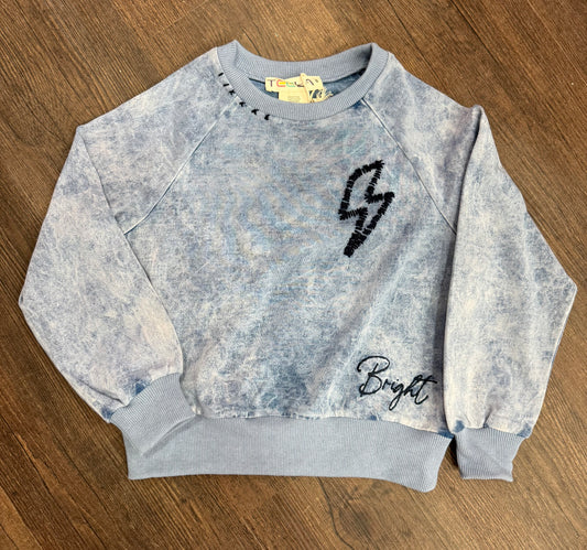 Blue stich top