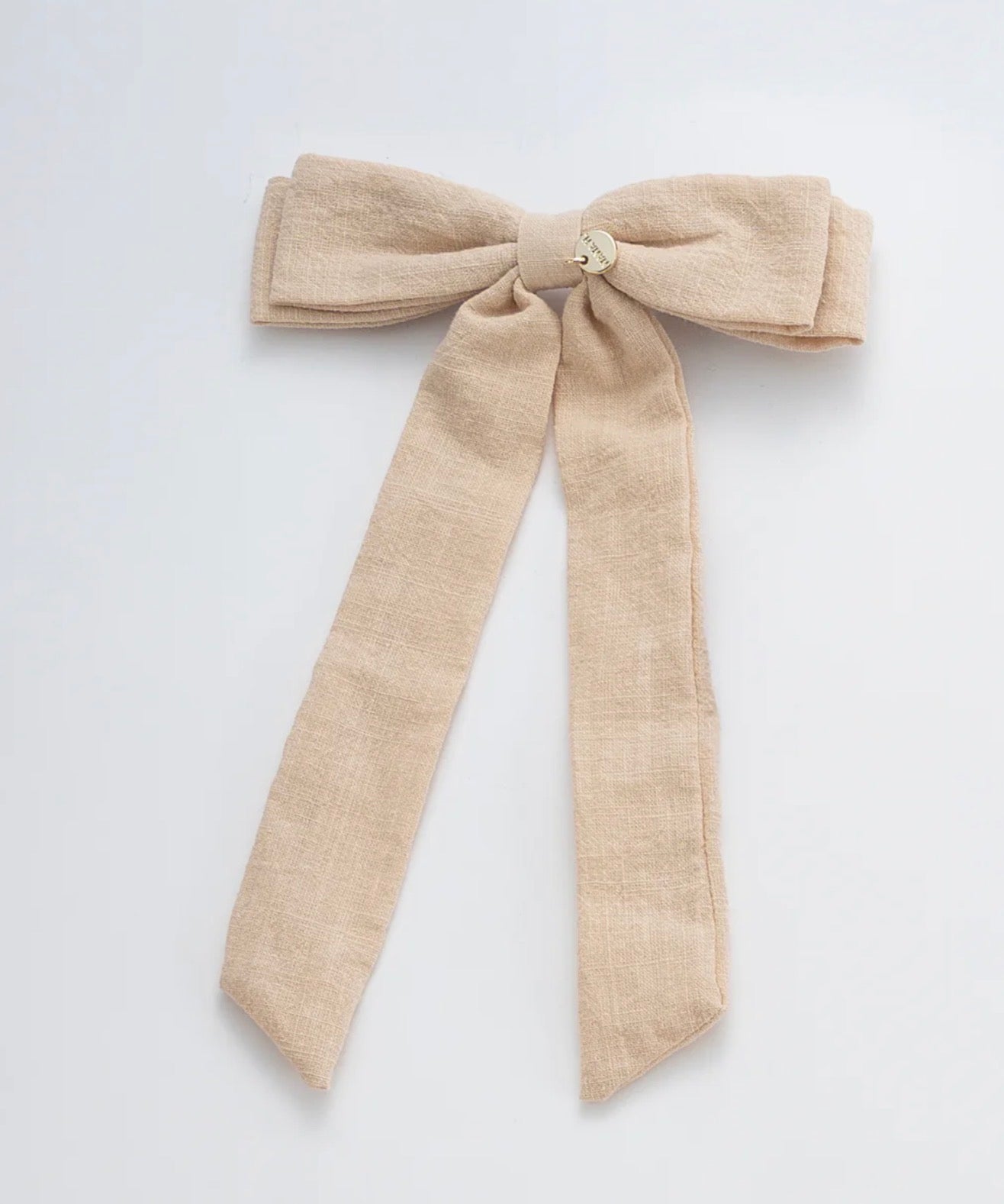 LINEN BOW CLIP