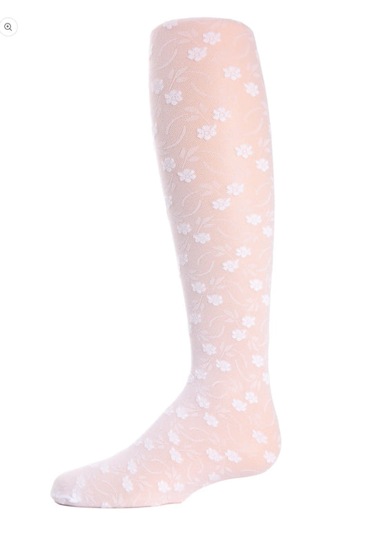 Blossom tights white