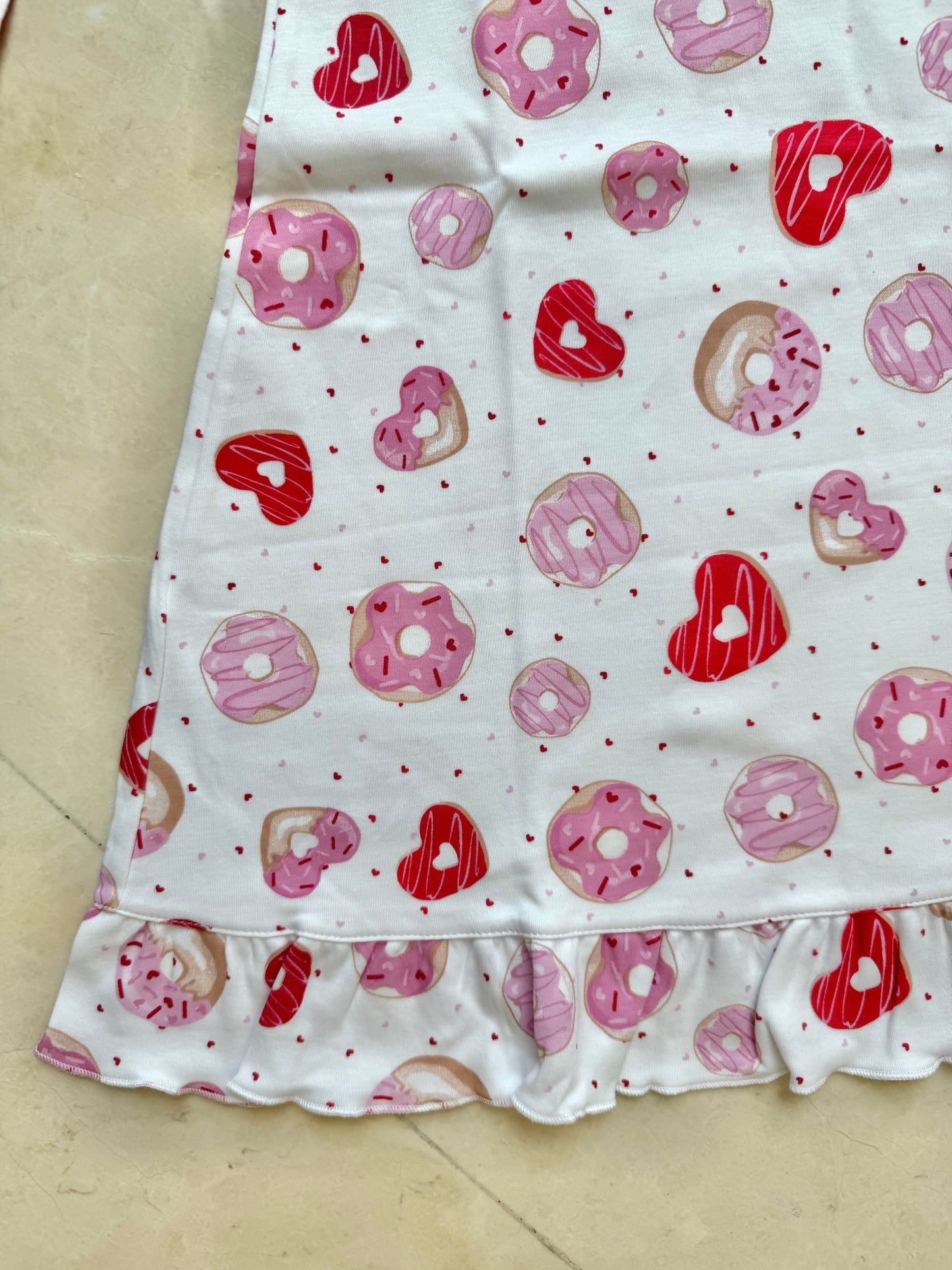 Lovely donuts pajama dress