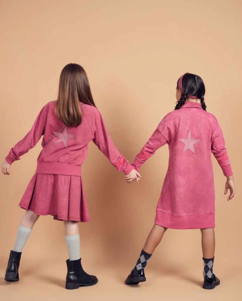 Pink mineral star set