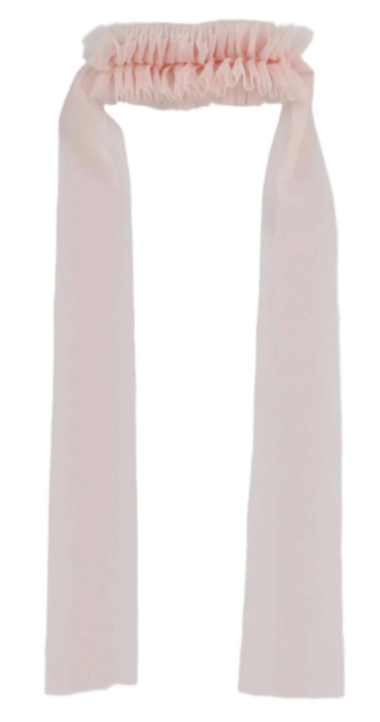 Ruffle baby band pink