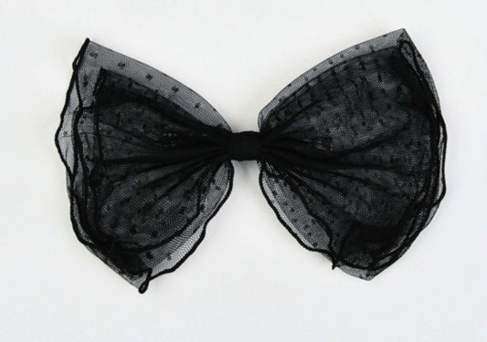 Mesh bow clip black