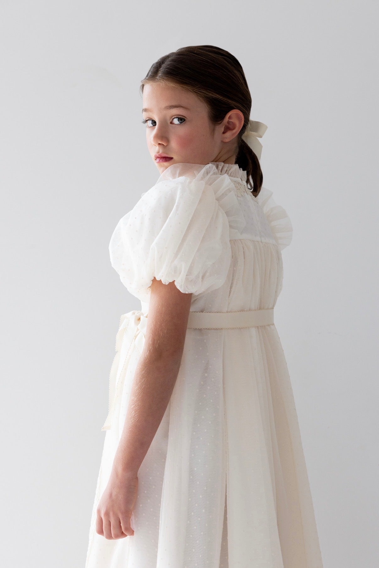 Vintage Doily lace Tulle dress