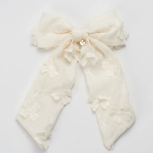 3D FLOWER BOW CLIP